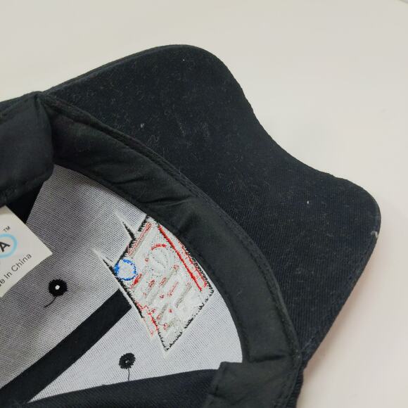 NCAA Final Four 2015 Strapback Hat Indianapolis Black & Red Embroidered Logo - Picture 9 of 10